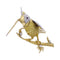 Broche Broche Boucheron, "Oiseau sur sa branche", or jaune, platine. 58 Facettes 32532