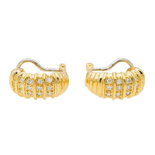Boucles d'oreilles Boucles d'oreilles Clips Or jaune Diamant 58 Facettes 2666017CN