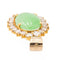 Pendentif Pendentif Or jaune Jade Jadéite 58 Facettes 2432023CN