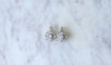 Boucles d'oreilles Boucles d'oreilles dormeuses Or jaune Platine Diamants 58 Facettes