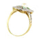 Bague 52 Design déco intemporel : bague diamant, émeraude et perle 58 Facettes 23251-0359