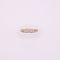 Bague Alliance demi-tour or jaune et diamants serti rail 58 Facettes