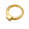 Bague 52 Solitaire Fred Paris diamant princesse, or jaune. 58 Facettes 30858