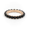 Bague 53 Ginette NY Bague Alliance Maria Or rose Onyx 58 Facettes 2394106CN