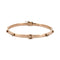 Bracelet Bracelet "VY" Or rose Zircons 58 Facettes BO/230080