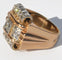Bague Bague platine et diamant 1950 58 Facettes
