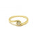 Bague 50 / Jaune / Or 750 Bague Solitaire Diamant 0.17 carat 58 Facettes 170089R