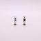 Boucles d'oreilles Créoles petites en or blanc 18k et diamants 58 Facettes