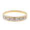 Bague 61 Bague Demi alliance Or jaune Diamant 58 Facettes 2674779CN