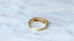 Bague 53.5 Bague jarretière Or jaune Platine Diamants 58 Facettes