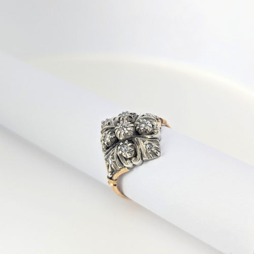 Bague Bague 2 ors et 9 diamants 58 Facettes 24983