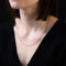 Collier Chaine en or jaune maille gourmette limée 58 Facettes 19-211A