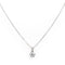 Collier Collier Or blanc Diamant 58 Facettes 1986227CN