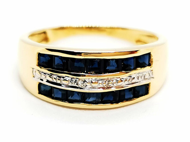 Bague 60 Bague Or jaune Saphir 58 Facettes 1599725CN