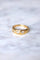 Bague jonc victorienne en or jaune 18Kt et trois diamants 58 Facettes