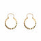 Boucles d'oreilles Boucles d'oreilles créoles anciennes en or rose 58 Facettes 15-375