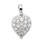 Pendentif Pendentif Coeur Or blanc Diamant 58 Facettes 2506319CN