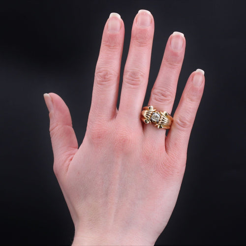 Bague 60 Bague tank diamant rétro 58 Facettes 23-049