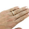 Bague 52 Bague en or jaune, diamants princesses. 58 Facettes 30954