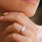 Bague Bague or jaune pavage diamants 58 Facettes 5622