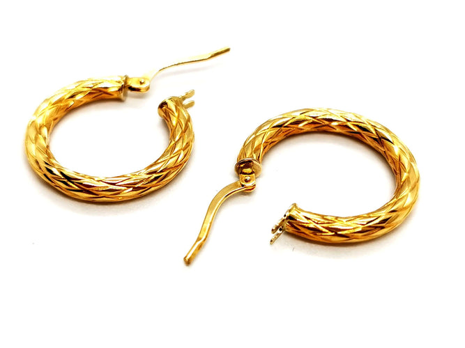 Boucles d'oreilles Boucles d'oreilles Créoles Or jaune 58 Facettes 1316727CN