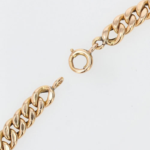 Bracelet Bracelet gourmette or rose occasion 58 Facettes 22-458