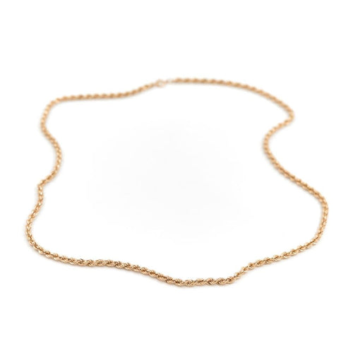 Collier Collier Maille torsadée Or jaune 58 Facettes 1833631CN