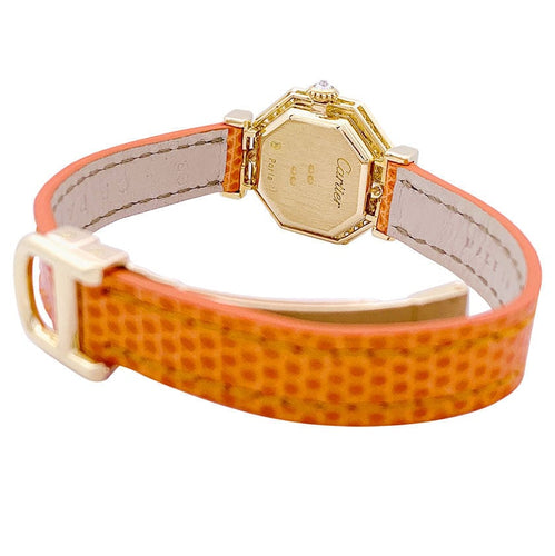 Montre Montre Cartier, "Andine", or jaune, diamants. 58 Facettes 33298