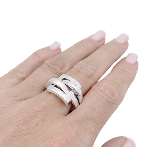Bague 64 Bague Boucheron, "Déchaînée", or blanc. 58 Facettes 33401