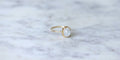 Bague Bague ancienne pierre de lune sur or jaune 58 Facettes