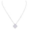 Collier Collier Van Cleef & Arpels, "Vintage Alhambra", en or blanc, nacre. 58 Facettes 32277