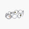 Bracelet Or Blanc BRACELET «YUMA» OR, MORGANITES & MOLDAVITES 58 Facettes BO/220080