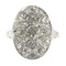 Bague 58 Romance éternelle : bague Art Déco en platine et diamants des années 1950 58 Facettes 24002-0085