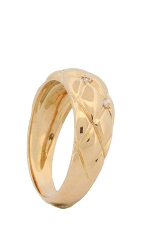 Bague BAGUE MODERNE JONC DIAMANTS 58 Facettes 054521