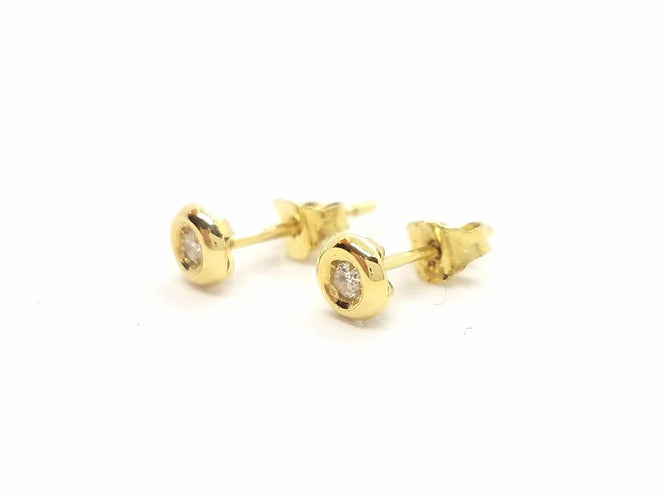 Boucles d'oreilles Boucles d'oreilles Or jaune Diamant 58 Facettes 579242RV