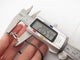 Bracelet bracelet FRED force 10 mm or blanc 18k + cable acier anthracite 58 Facettes 254692