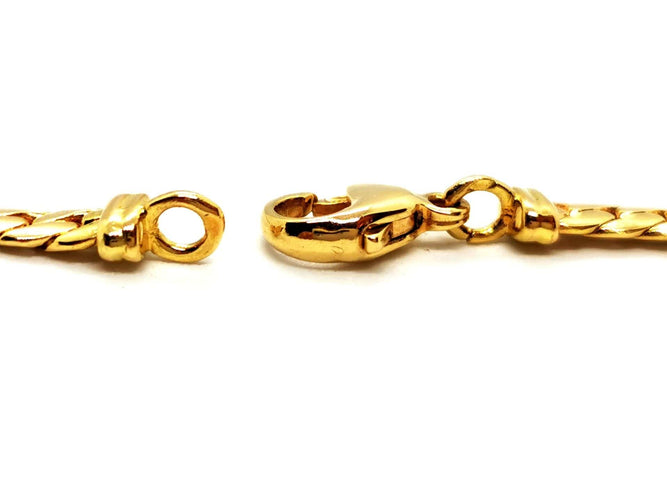 Collier Collier Maille anglaise Or jaune Diamant 58 Facettes 1696412CN