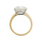 Bague 54.5 Bague diamant 5,97 carats, or et platine. 58 Facettes 31129
