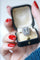 Bague Bague Art Déco aigue-marine diamants 58 Facettes