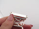 Bracelet bracelet HERMES abstract large 18 cm en argent massif 925 101gr 58 Facettes 256678