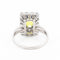 Bague 55 Bague Or blanc  Péridot 58 Facettes 1613467CN
