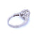 Bague 55 Bague de fiançailles diamant Art Déco 58 Facettes