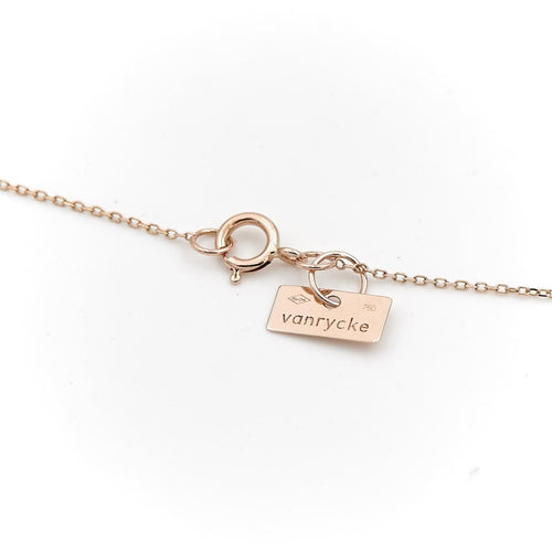 Collier Collier Coeur Vanrycke Or rose 58 Facettes 1831840CN