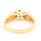 Bague 52 Bague Or jaune Emeraude 58 Facettes 1831813CN