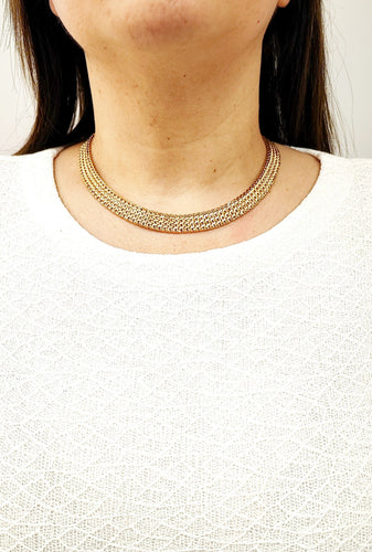 Collier Collier plat en or jaune 58 Facettes RA-543/1