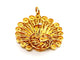 Pendentif Pendentif Paon Or jaune Diamant 58 Facettes 1141236CD
