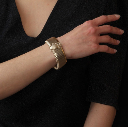 Bracelet Bracelet scarabée vermeil 58 Facettes N23BR1299