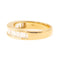 Bague 56 Bague Demi alliance Or jaune Diamant 58 Facettes 2201524CN