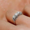 Bague Bague en or blanc et diamants 58 Facettes 16623