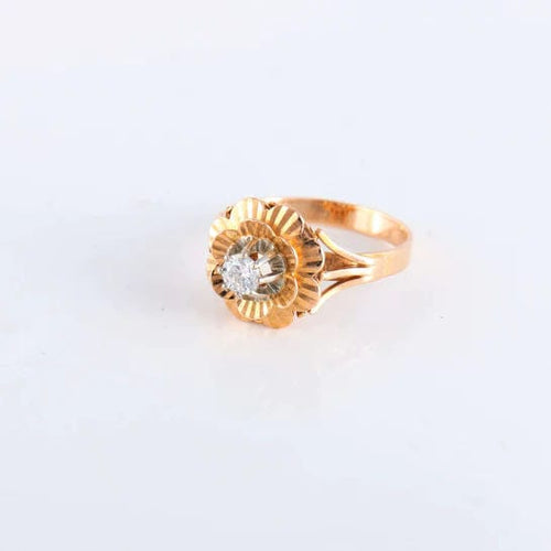 Bague Bague Fleur Rétro diamant 58 Facettes